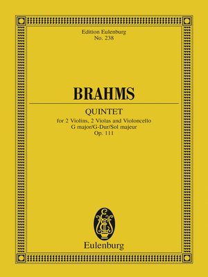 cover image of String Quintet G major